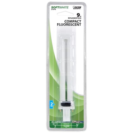 Feit Electric Feit Legacy Bulbs 9 W PL 1.3 in. D X 6.5 in. L CFL Bulb Soft White Specialty 2700 K 1 pk BPPL9